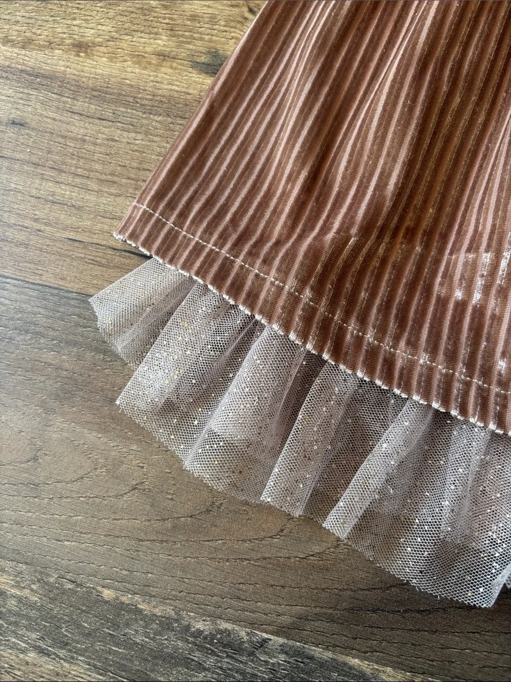 Matilda Jane Pink Velvet Tulle Dress size 6